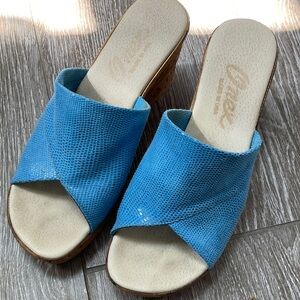 Onex Women's Vibrant Blue Mules